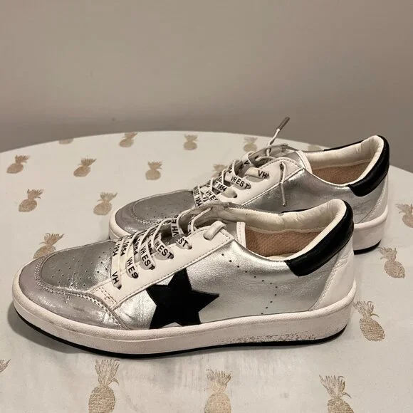 Vintage Havana Shoes | Vintage Havana Cristo Sneaker Washed Silver - Picture 6 of 6